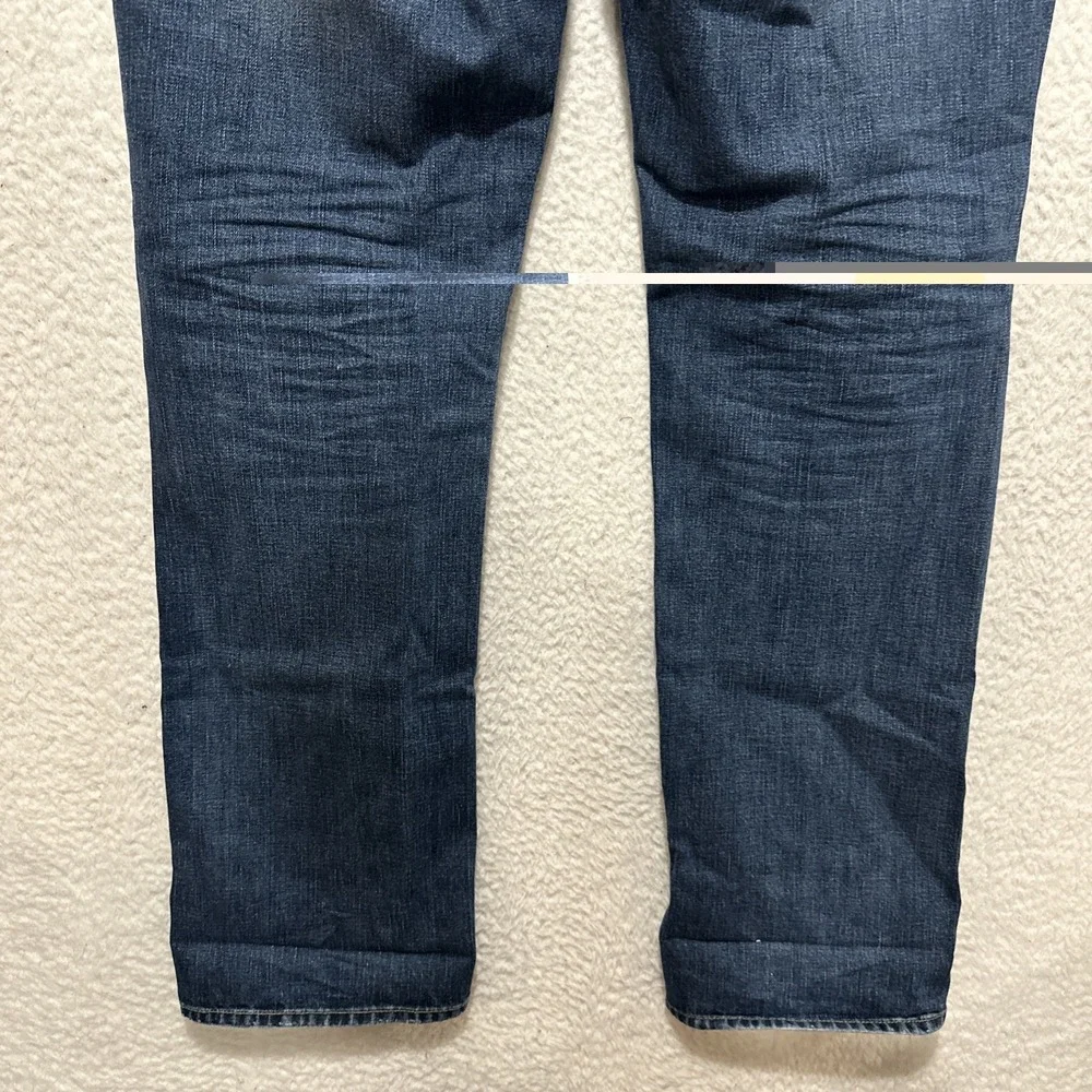 Vintage True Religion World Champ Blue Wash Straight Jeans Sz 36 Made In USA‎